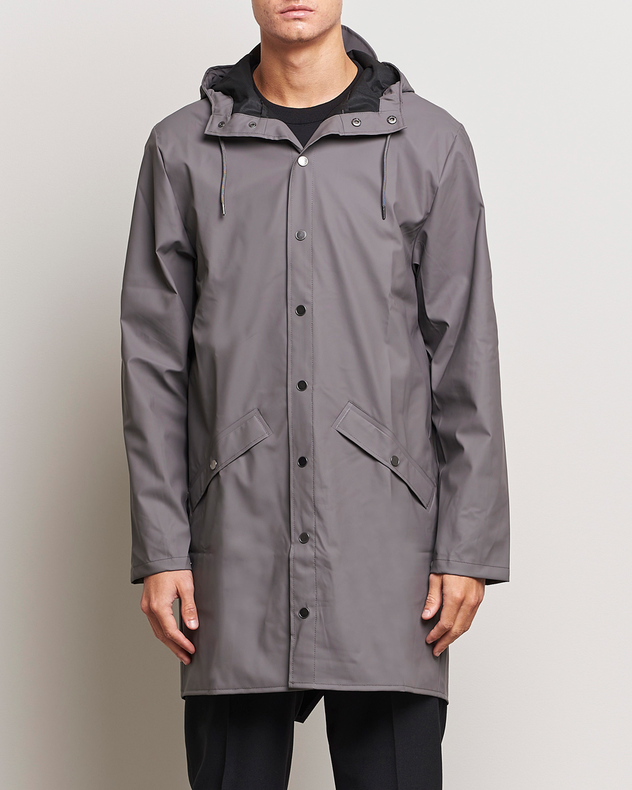 RAINS Long Jacket Grey at CareOfCarl