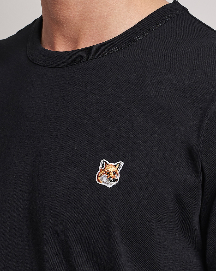 Maison Kitsuné Fox Head T-Shirt Black at CareOfCarl.com