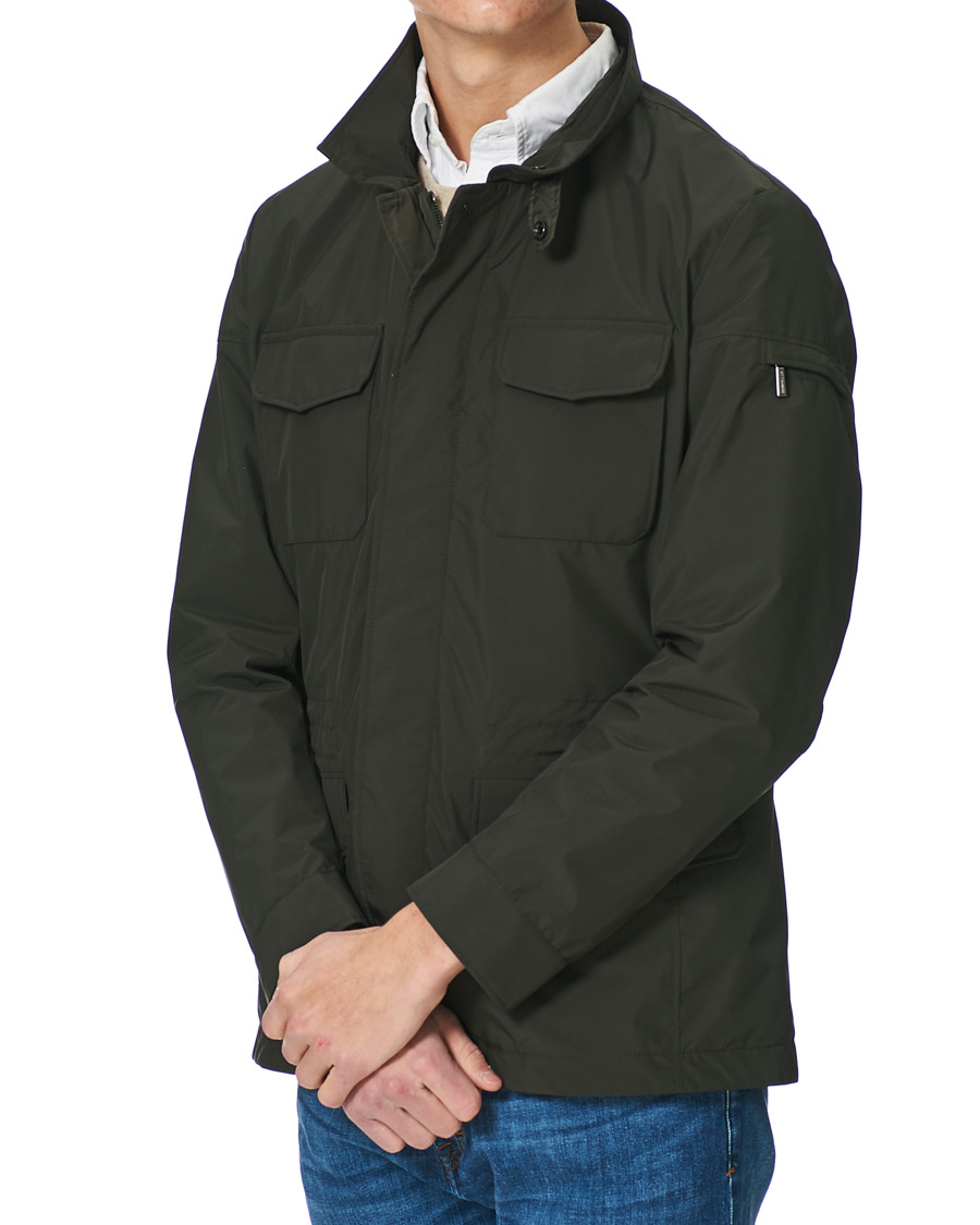 MooRER Waterproof Nylon Field Jacket Forest at CareOfCarl.com