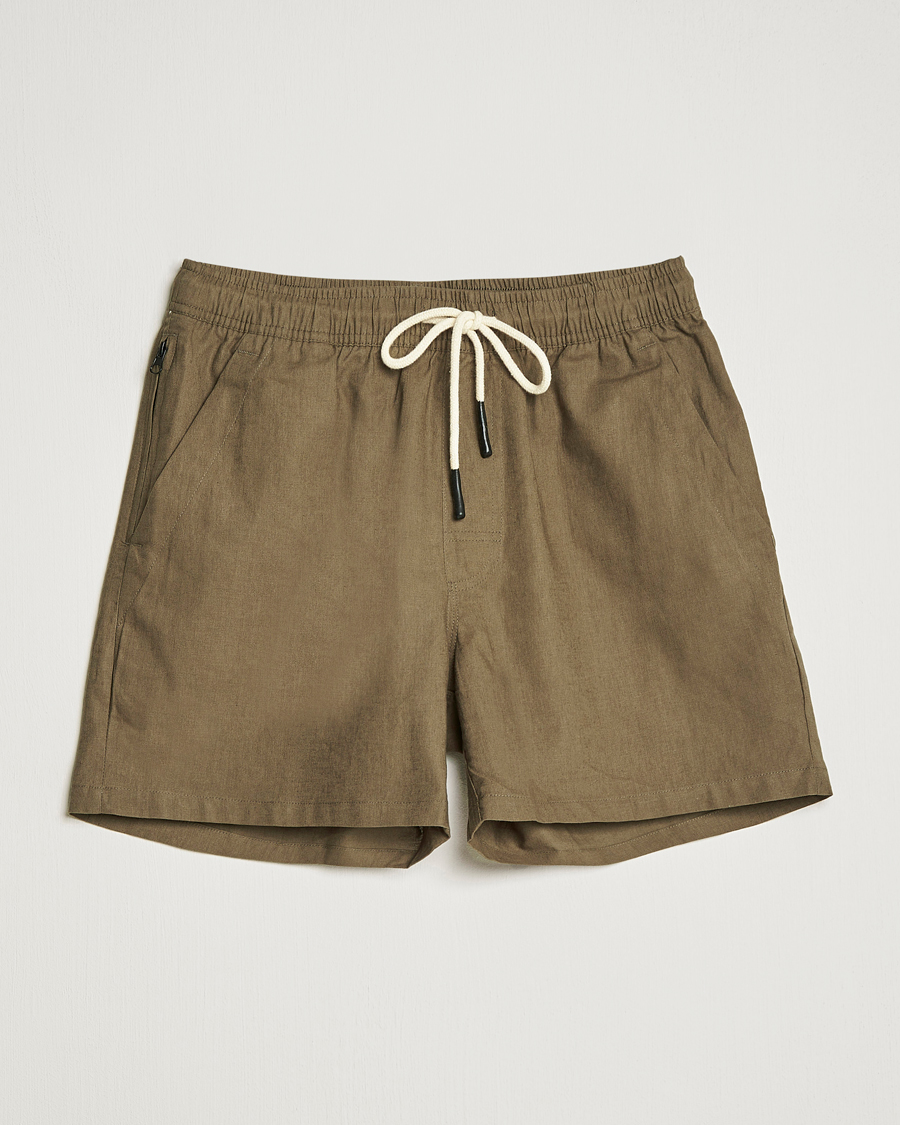 OAS Linen Shorts Army at CareOfCarl.com