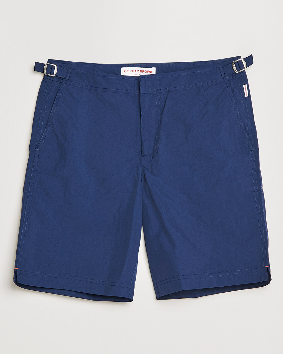 Orlebar Brown Dane III Long Leg Swim Shorts Navy at CareOfCarl