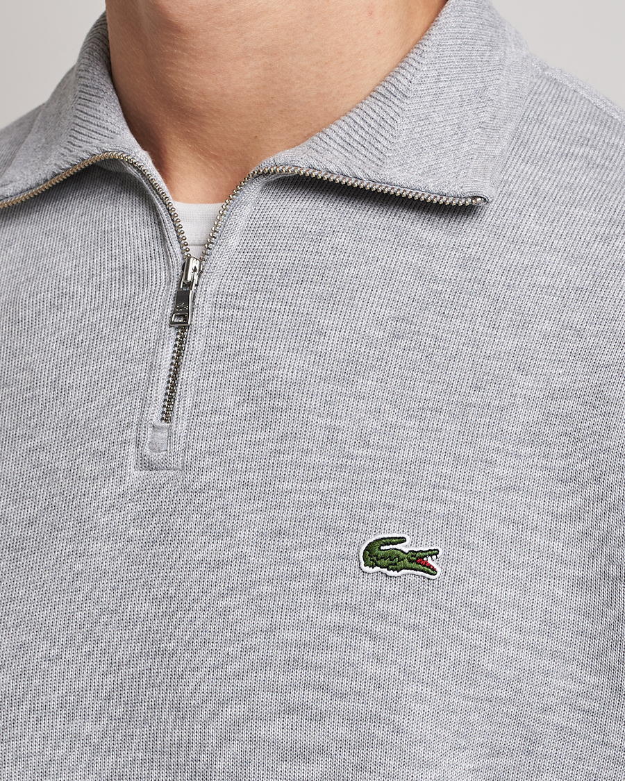 Lacoste grey outlet half zip