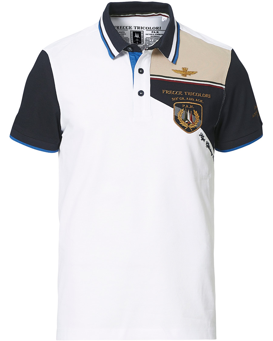 Aeronautica Militare PO1617 Polo Off White at CareOfCarl