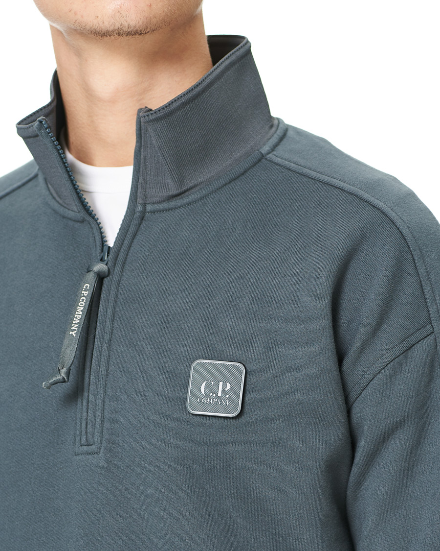 C.P. Company Metropolis Half Zip Petrol at CareOfCarl.com