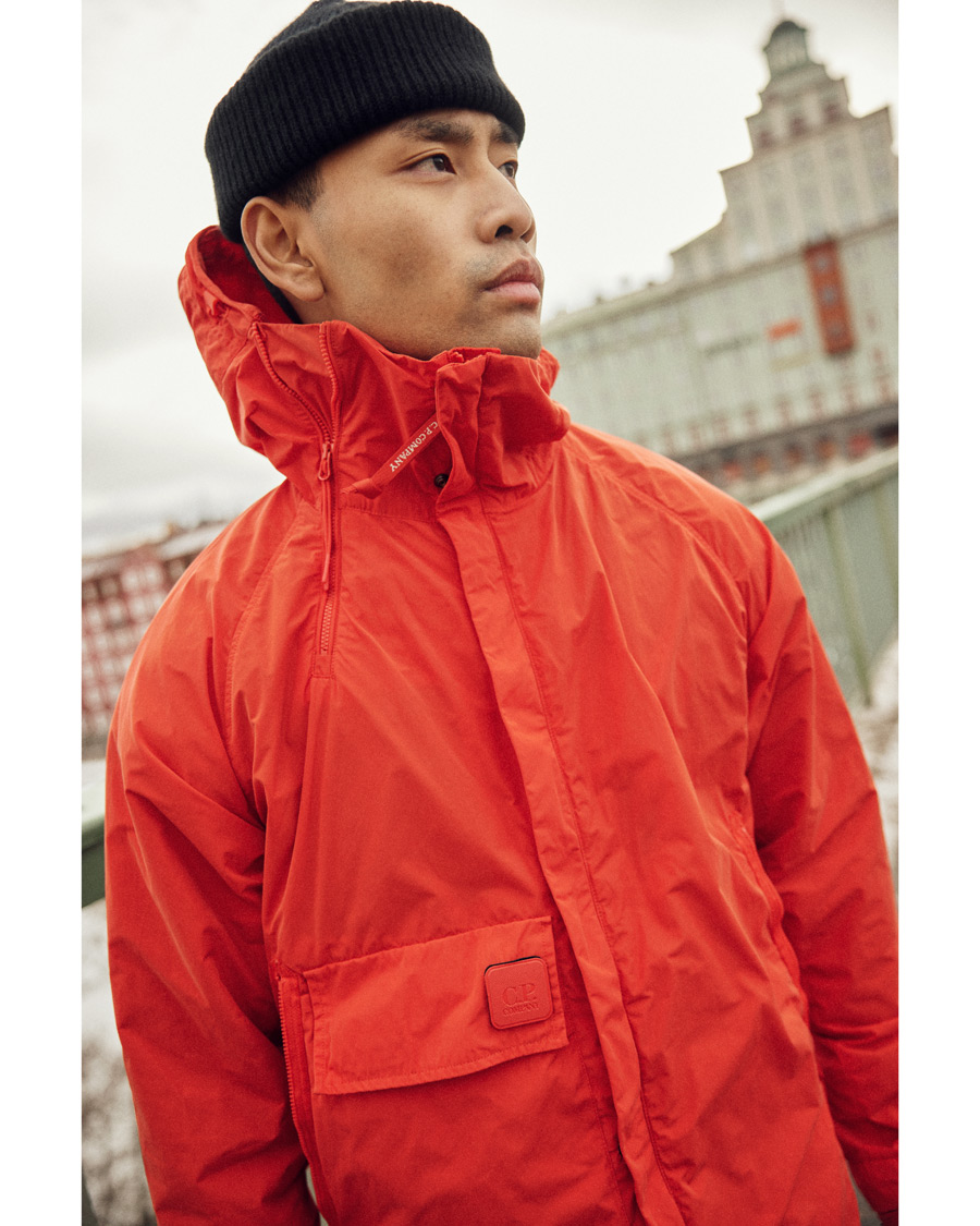 Red cp sales company jacket