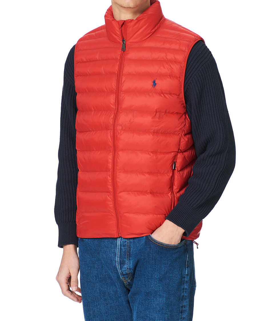 Red ralph lauren on sale vest