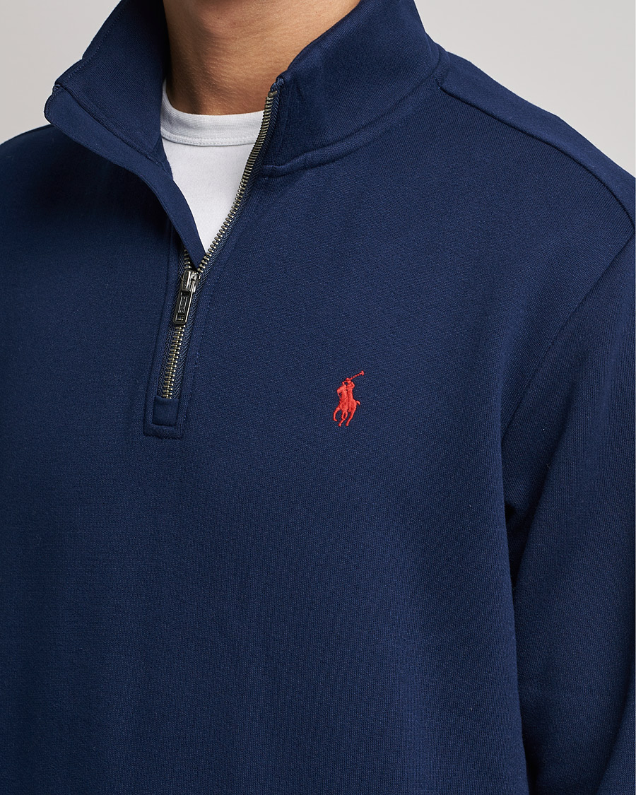 Polo fleece shop half zip