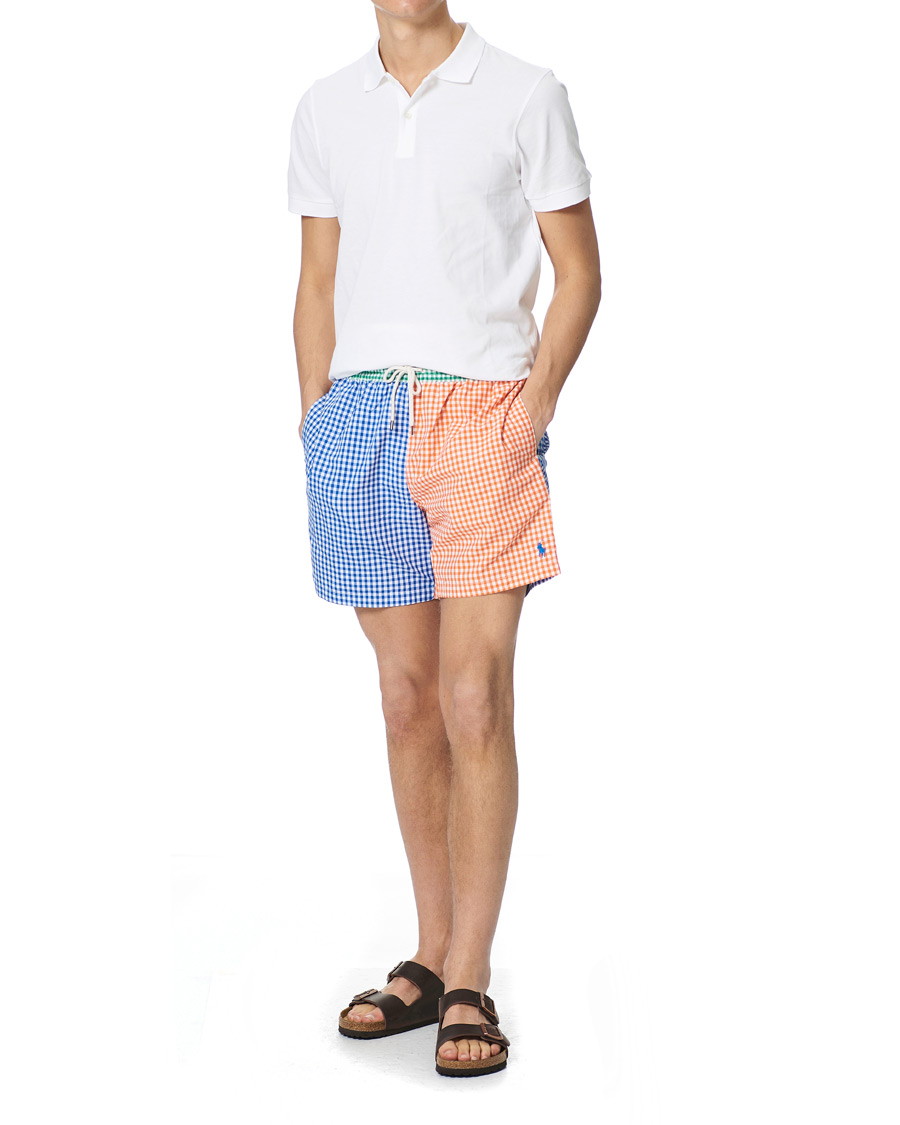 Ralph lauren gingham swim on sale shorts