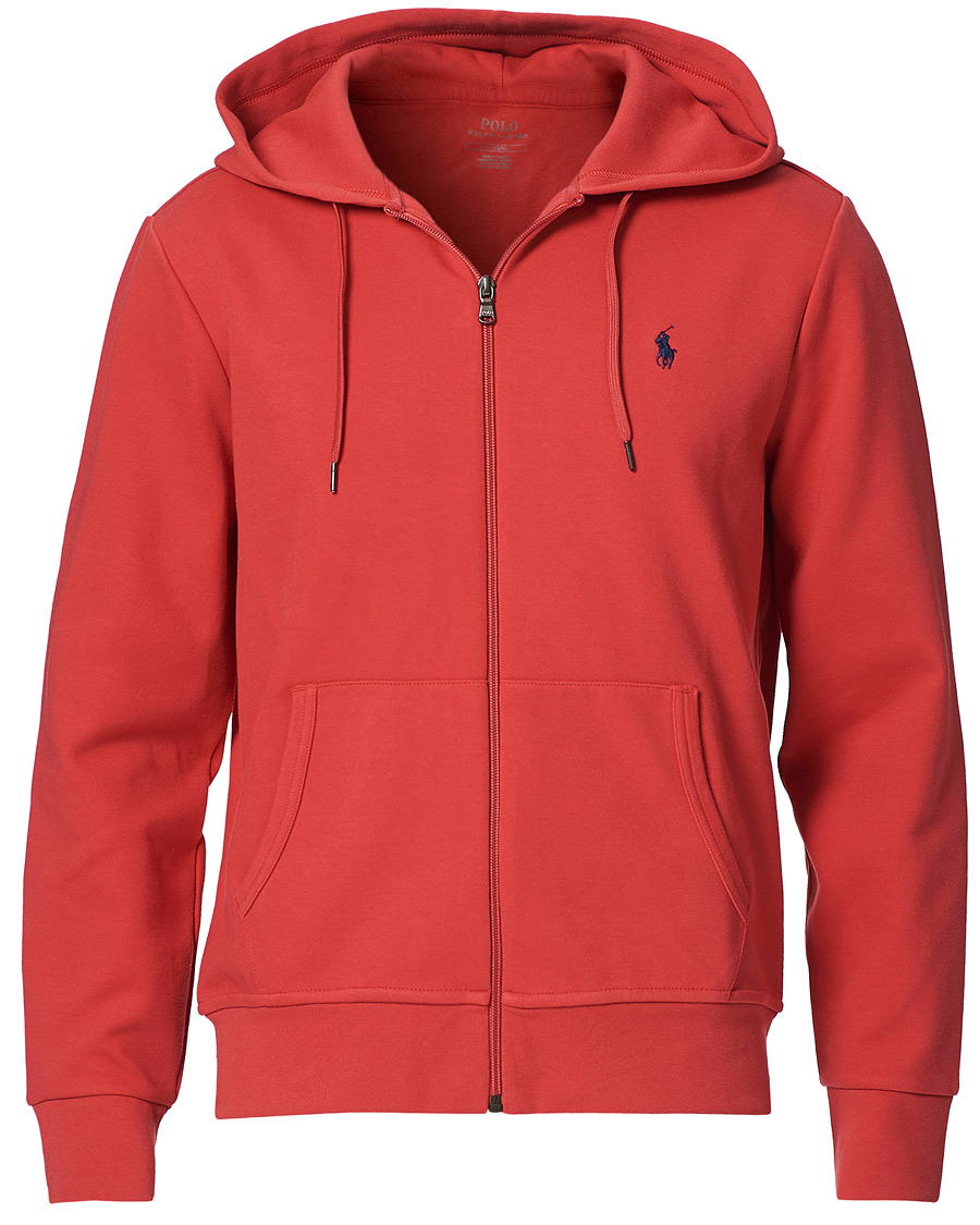 red ralph lauren zip up hoodie