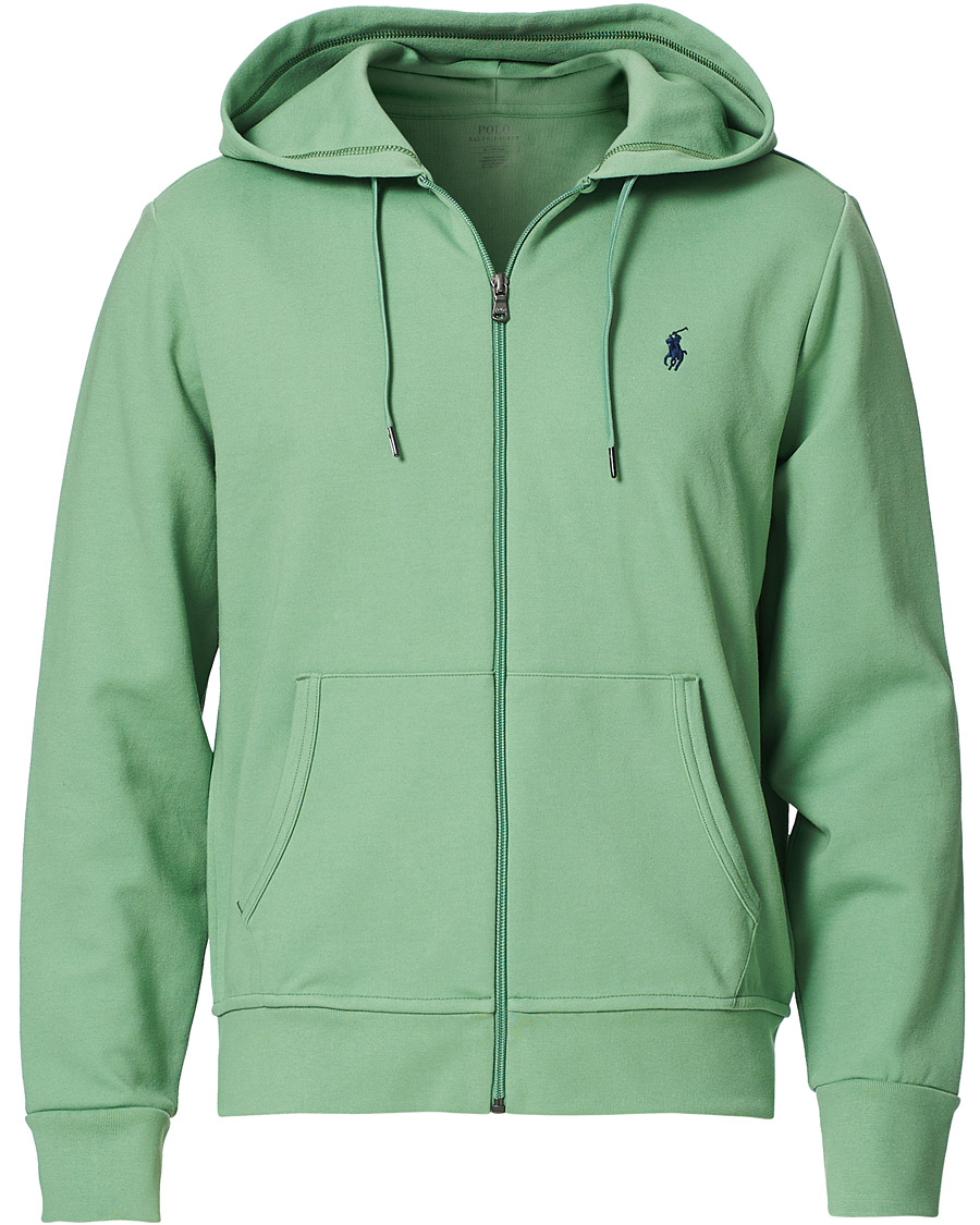 Green ralph lauren store zip up hoodie