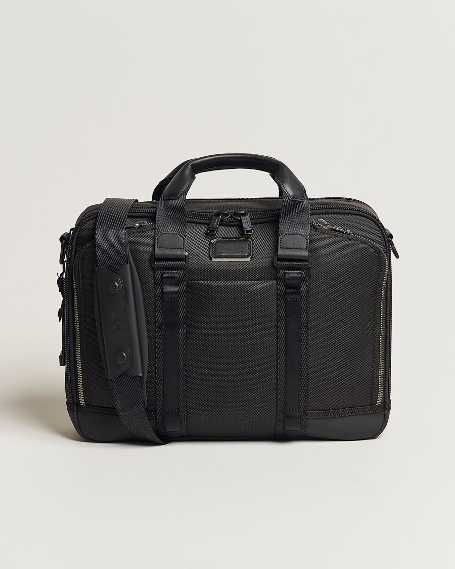 Tumi alpha leather online briefcase