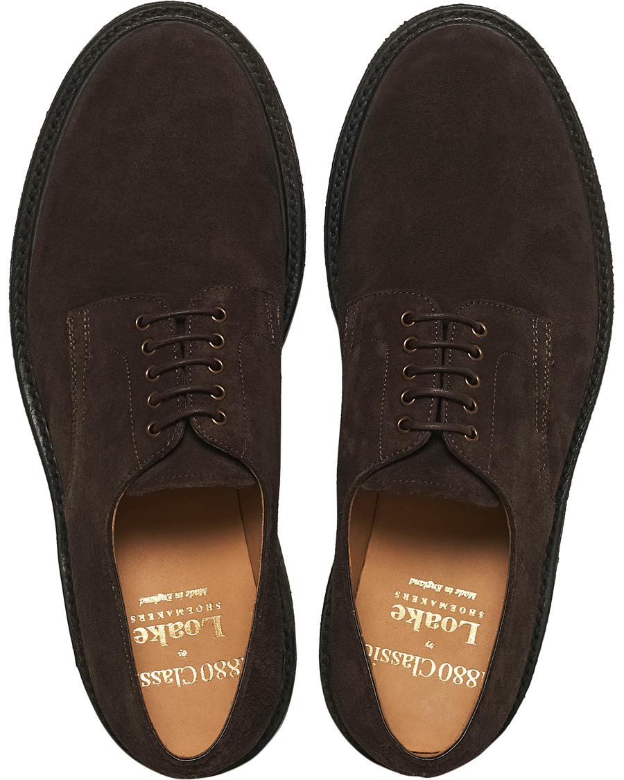 Loake deals suede derby