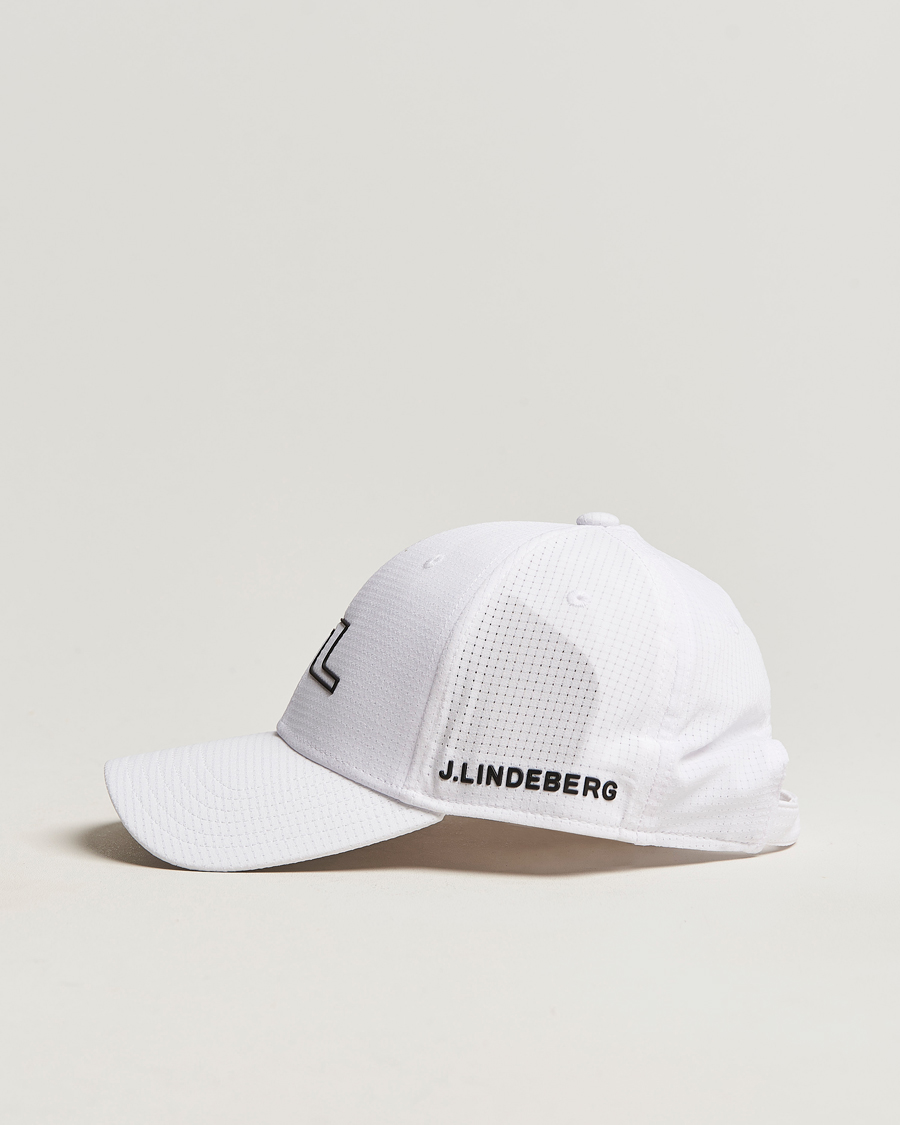 J.Lindeberg Caden Golf Cap White at CareOfCarl.com