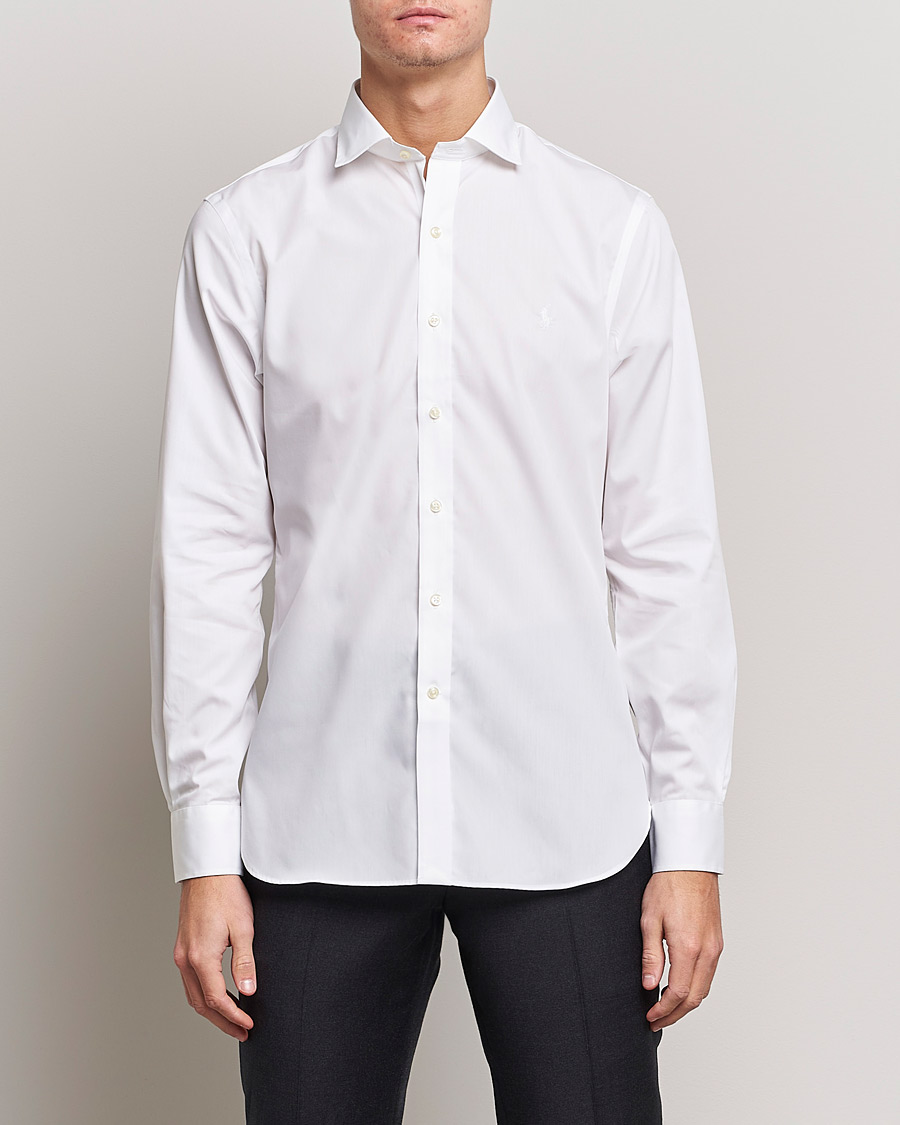 Ralph lauren slim fit poplin shirt hotsell