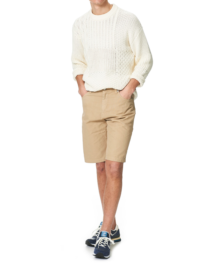 Axel Arigato Gear Shorts Washed Beige at CareOfCarl