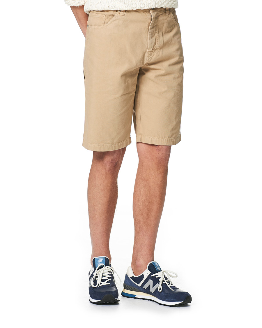 Axel Arigato Gear Shorts Washed Beige at CareOfCarl