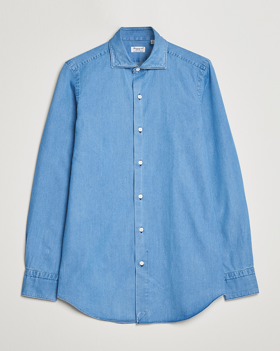 Finamore sales denim shirt