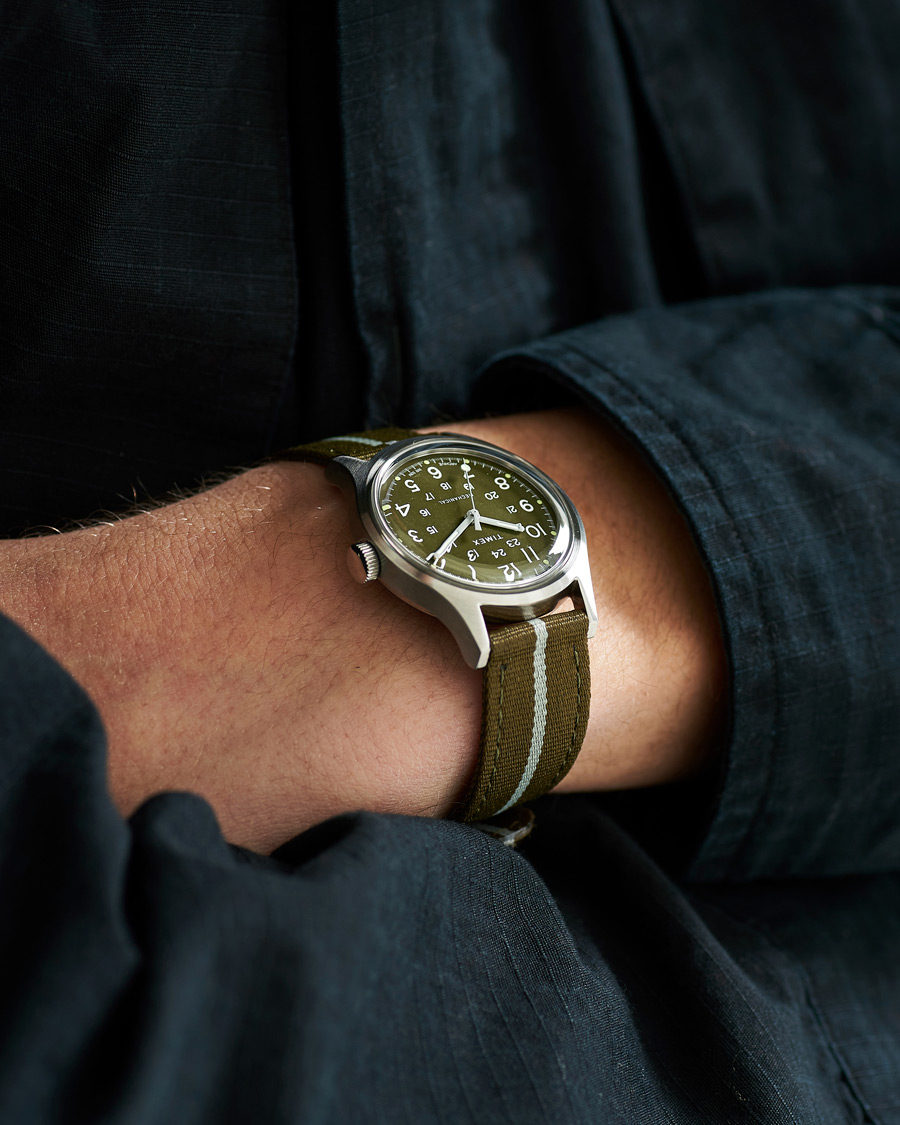 Timex MK1 Mechanical Watch 36mm Green at CareOfCarl