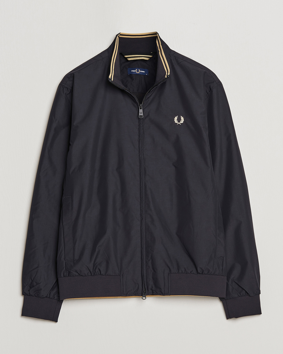 Mens black outlet fred perry jacket