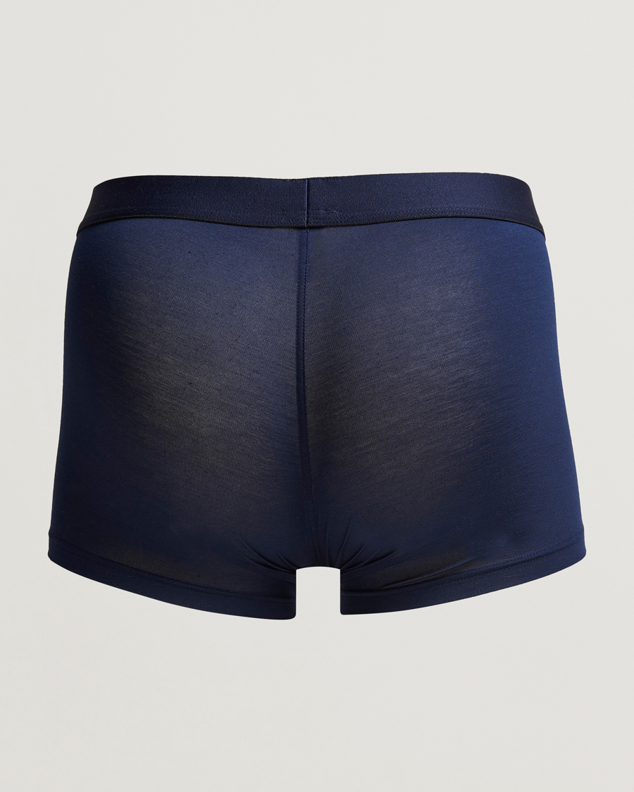 Zimmerli of Switzerland Micro Modal Boxer Briefs Navy at CareOfCarl