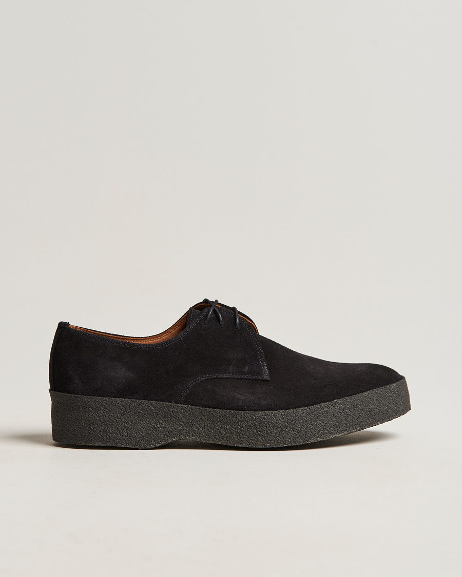 Black 2024 suede derby