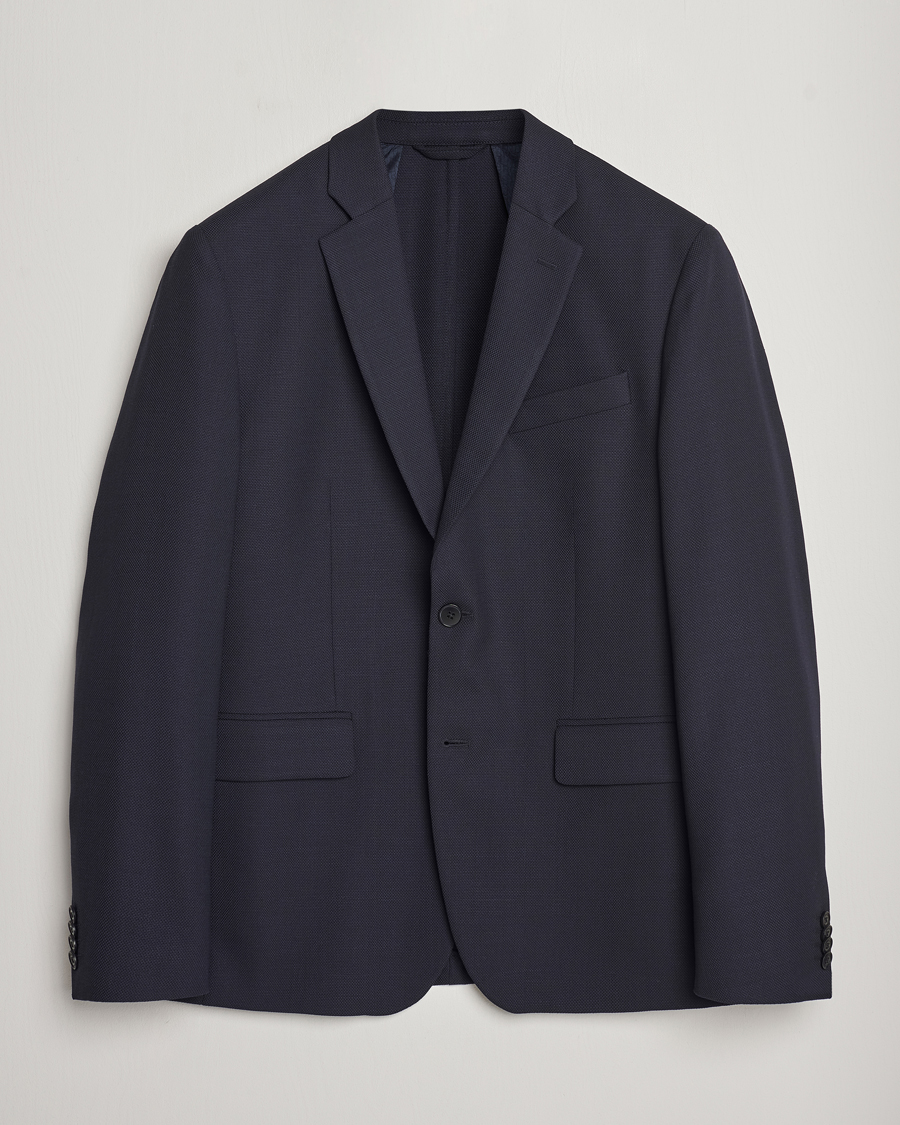 J.lindeberg Hopper Active Hopsack Blazer Navy At Careofcarl.com