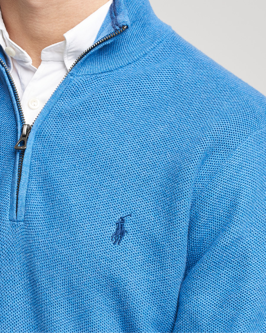 Ralph lauren best sale half zip blue