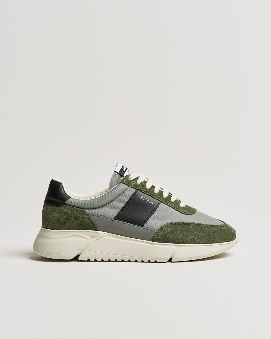 Axel Arigato Genesis Vintage Runner Sneaker Dark Green at