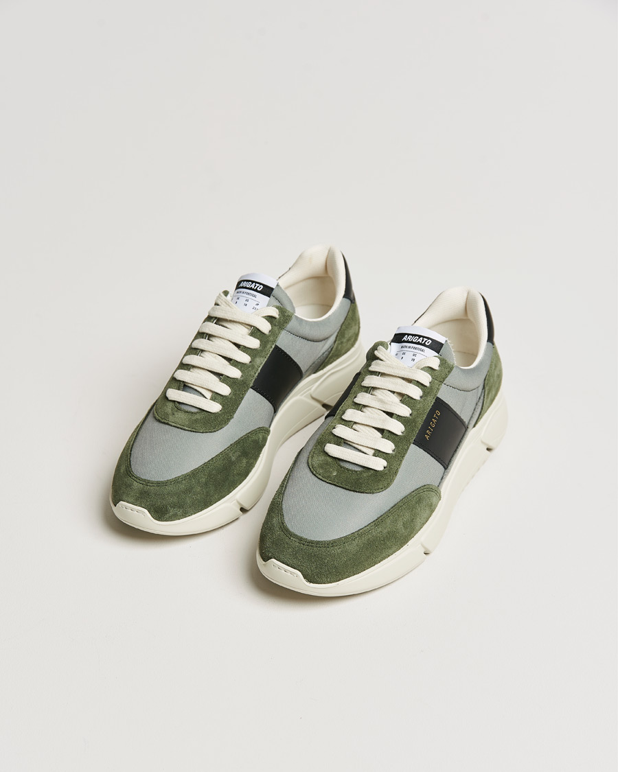 Axel Arigato Genesis Vintage Runner Sneaker Dark Green at