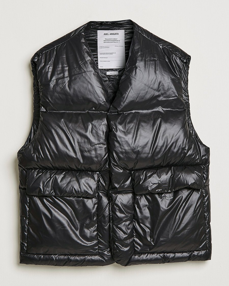 Axel Arigato Techno Down Vest Black at CareOfCarl