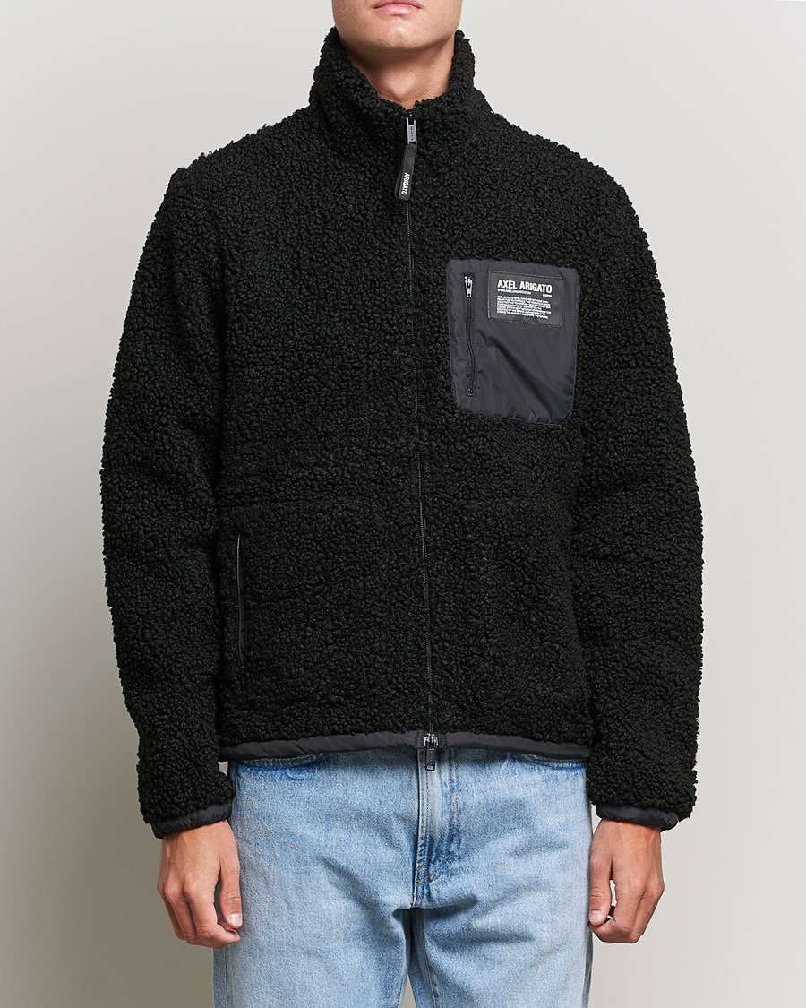 Axel Arigato Billie Fleece Jacket Black at CareOfCarl