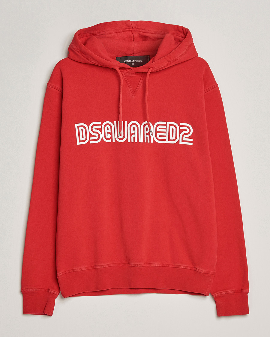 Dsquared2 red online hoodie