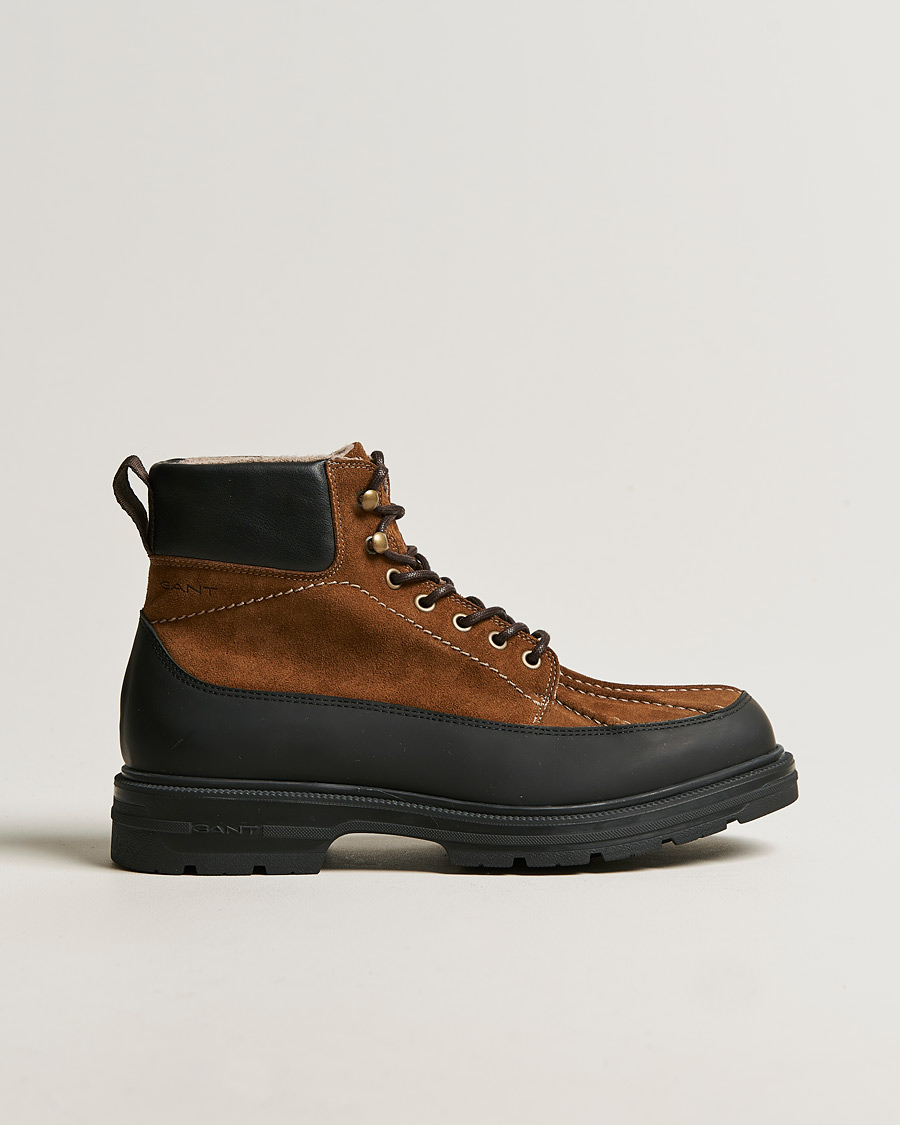 GANT Gretty Waterproof Mid Lace Boot Tobacco Brown at CareOfCarl.com