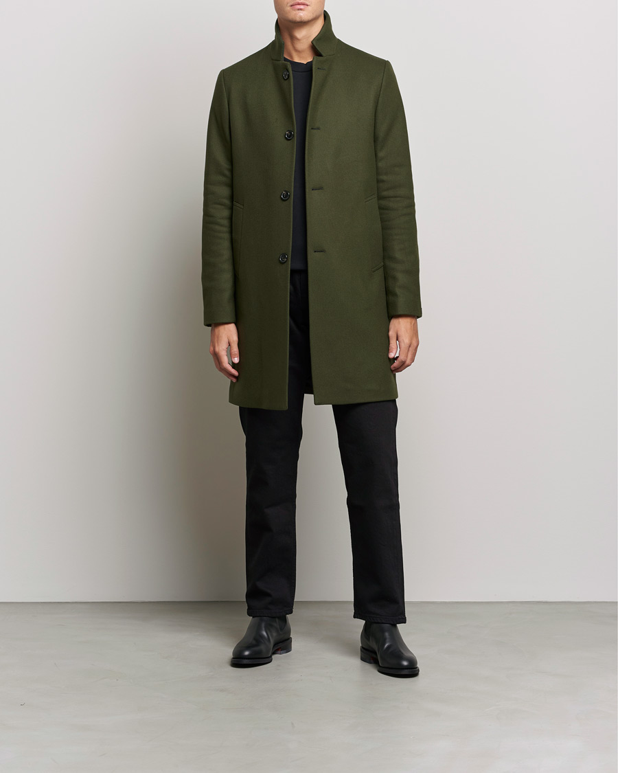 Melton hot sale coat mens