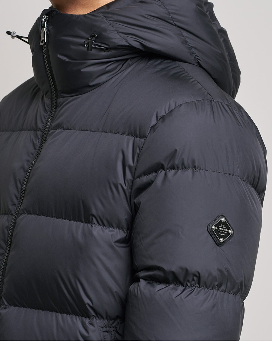 barrel stretch down jacket black