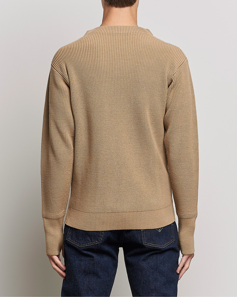 Andersen-Andersen Sailor Wool Crewneck Camel at CareOfCarl.com