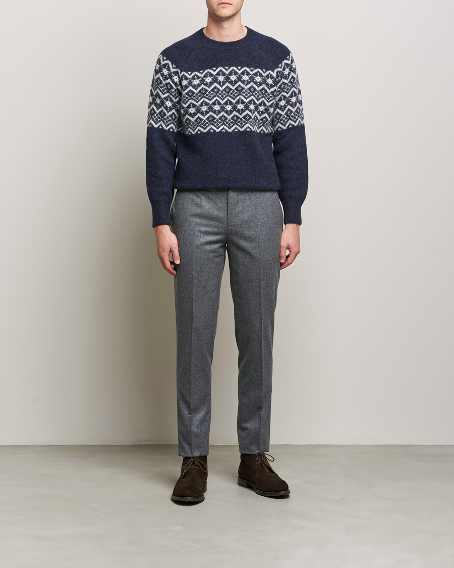 Jacquard sweater outlet mens