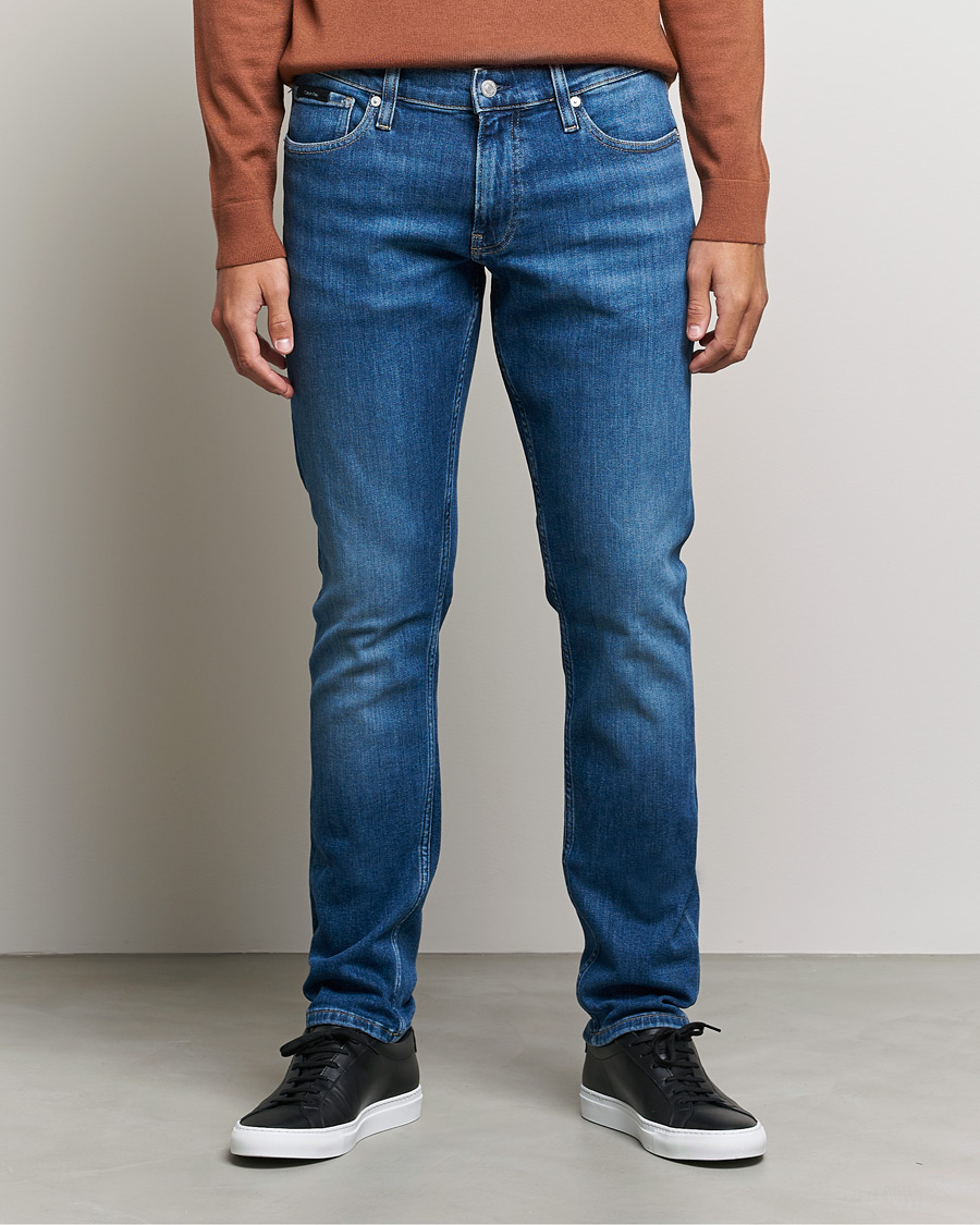 Calvin klein slim on sale stretch jeans