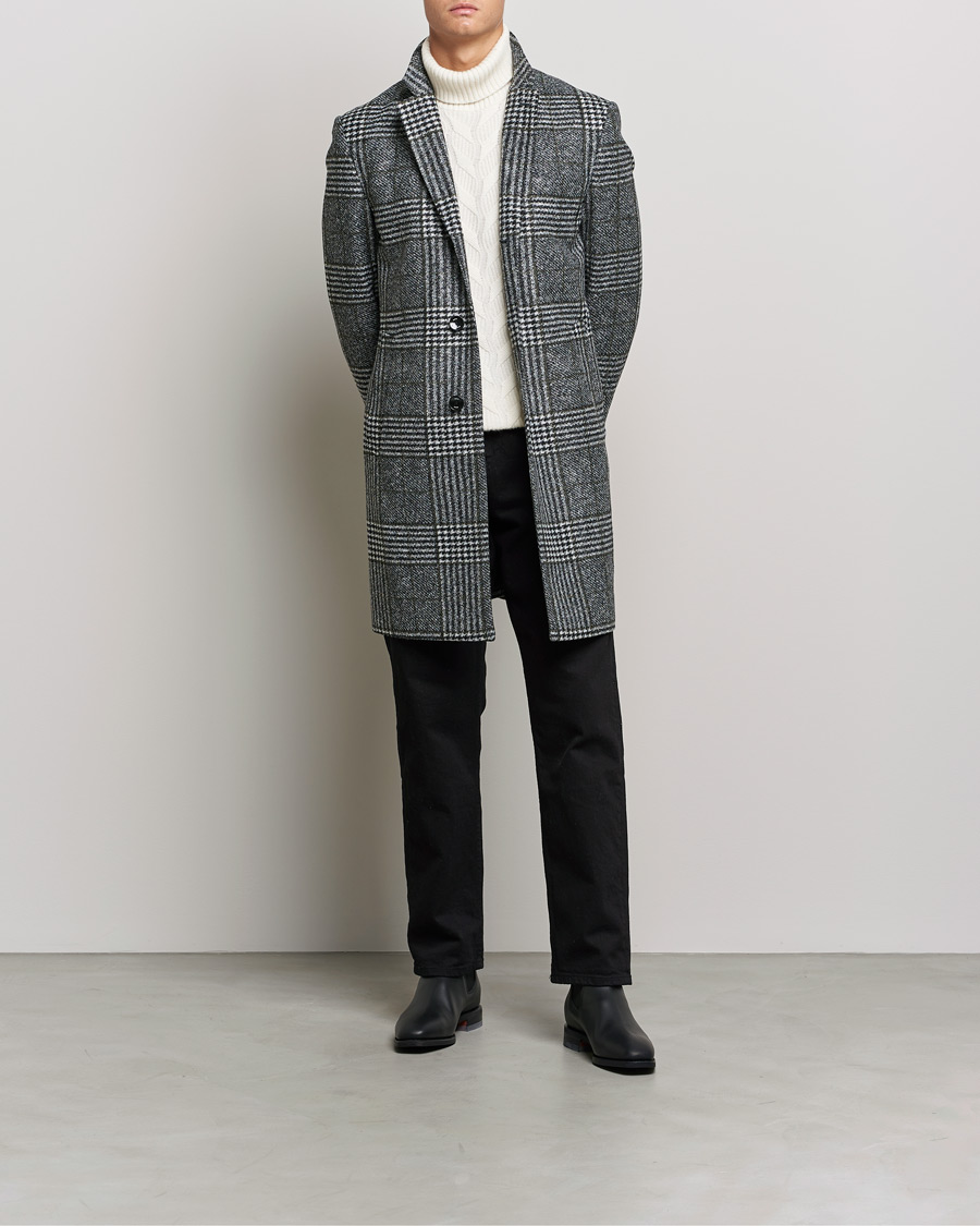 Checked hotsell mens coat