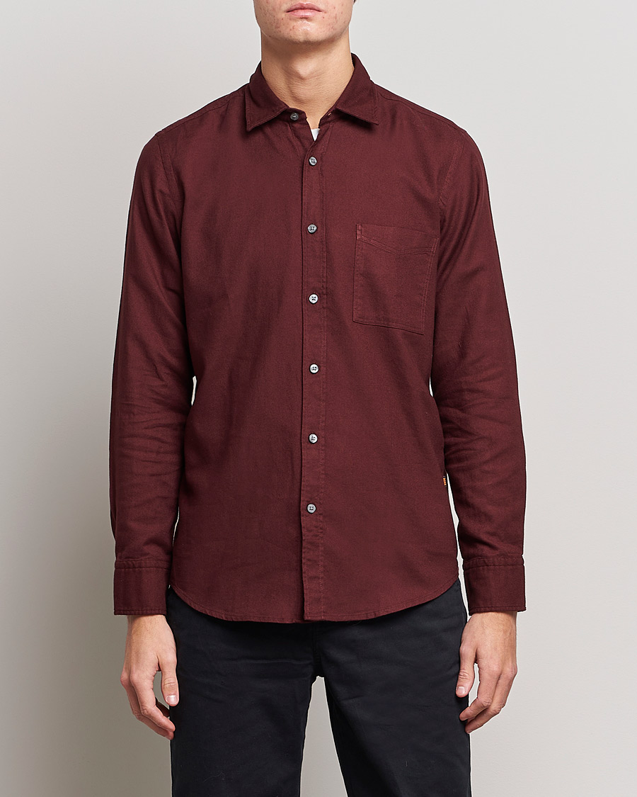 Dark discount red shirt