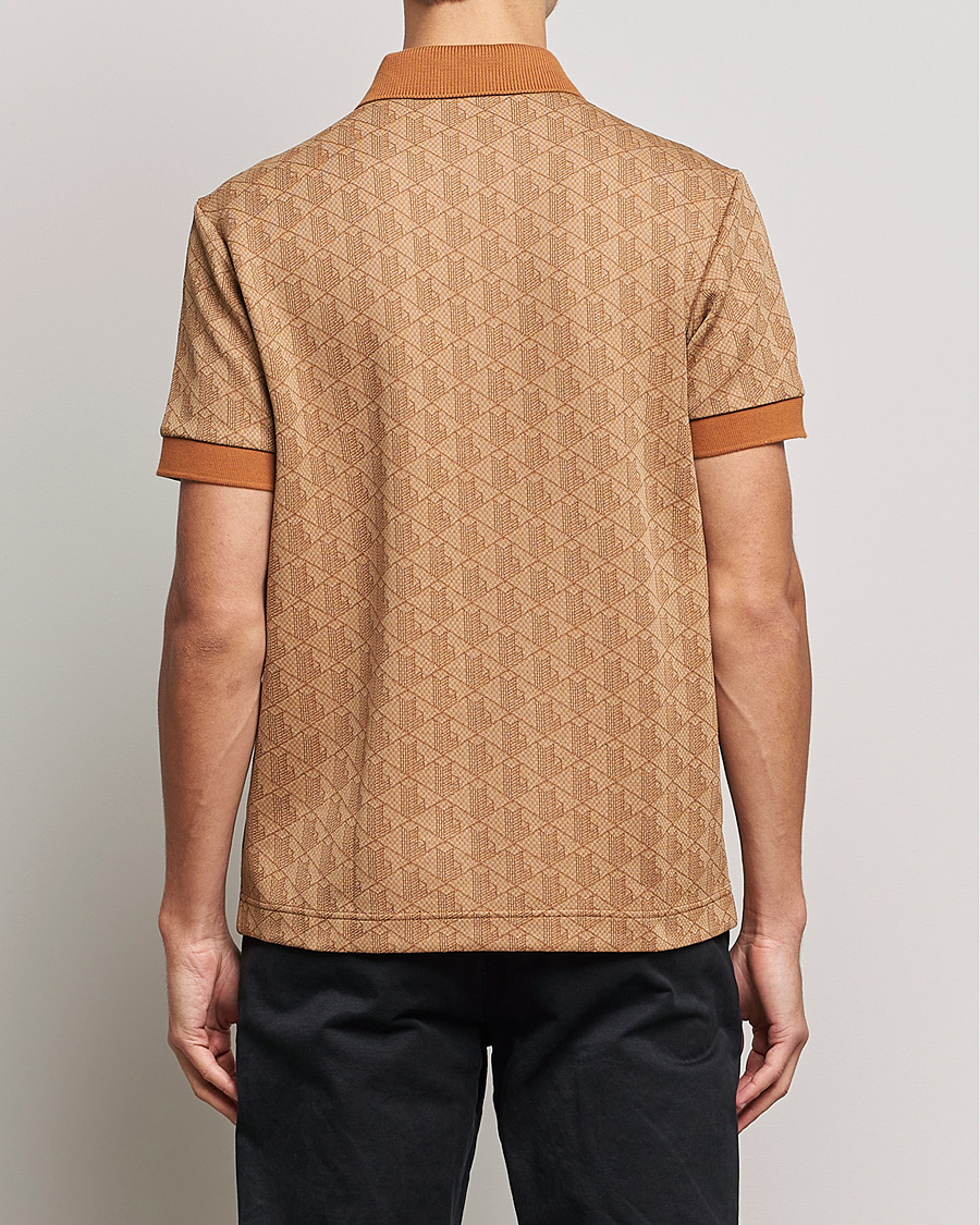 Louis Vuitton Brown Melange Cotton Polo T-Shirt S