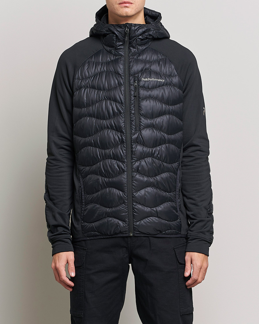 Peak performancehelium store hood jacketsvart