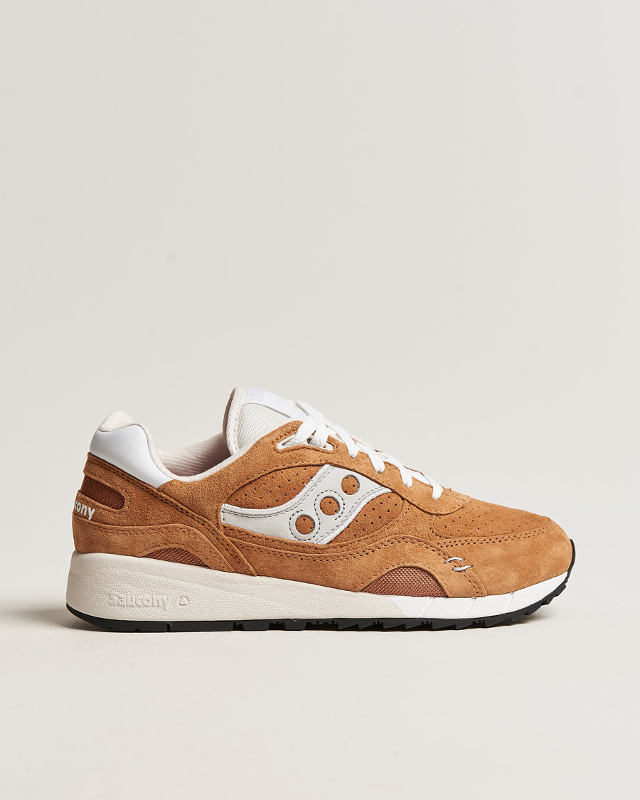 Saucony Shadow 6000 Suede Sneaker Khaki at CareOfCarl