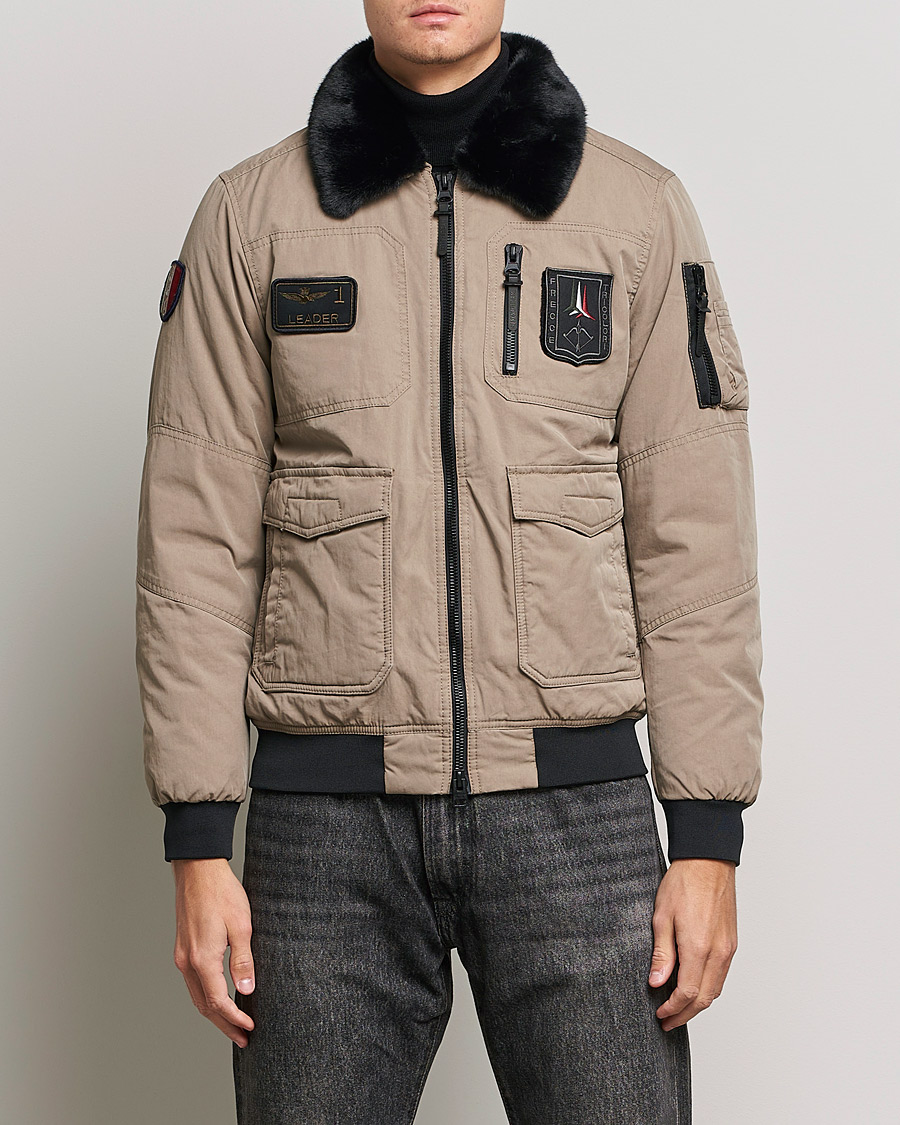 Aeronautica Militare Pilot Jacket Tortora at CareOfCarl