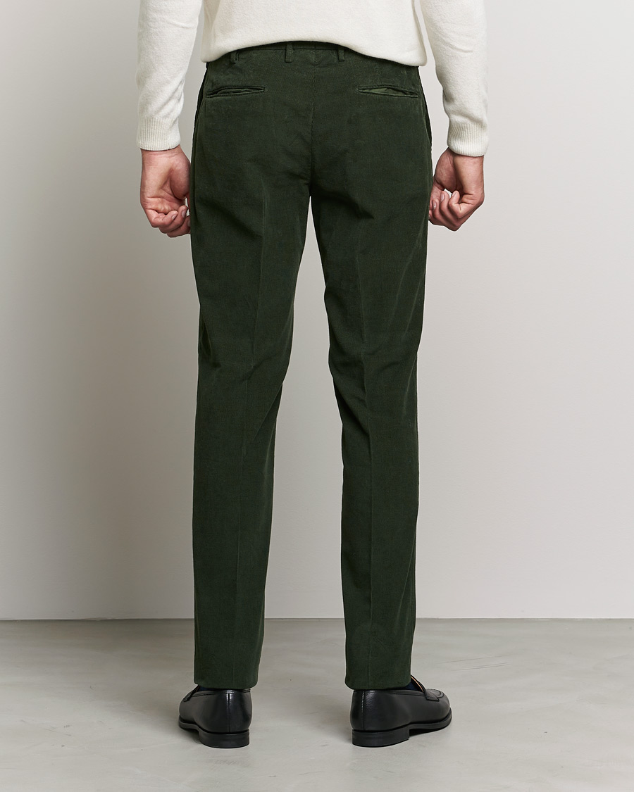 Frankie Forest Green Linen Trousers  Linenfox