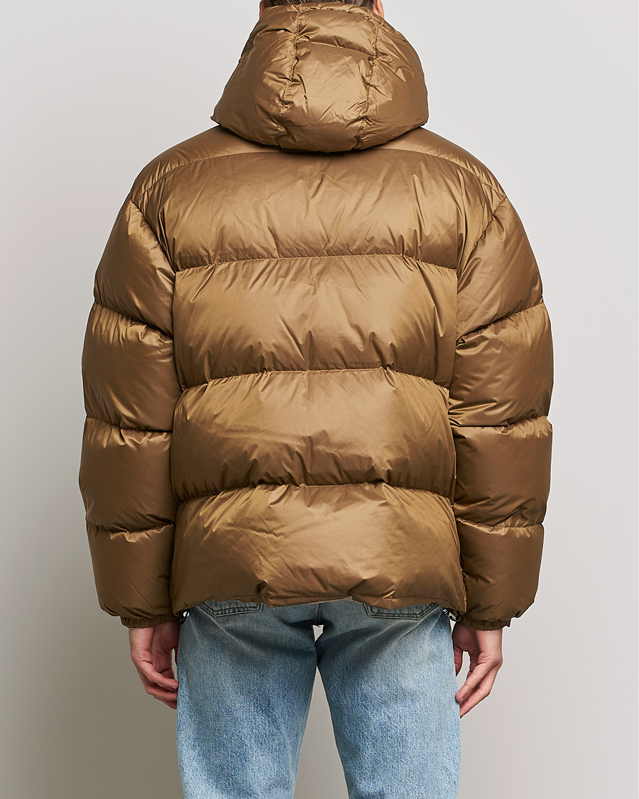 puffy hooded jacket