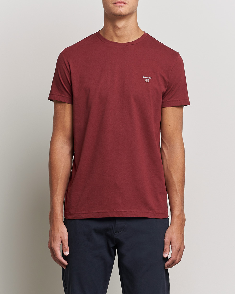 GANT The Original T-shirt Plumped Red at