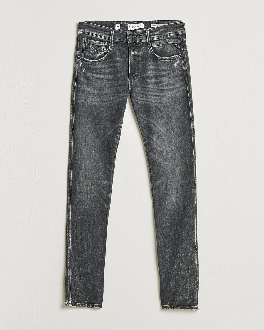 Replay Anbass 5 Years Wash Jeans Washed Black at CareOfCarl.com