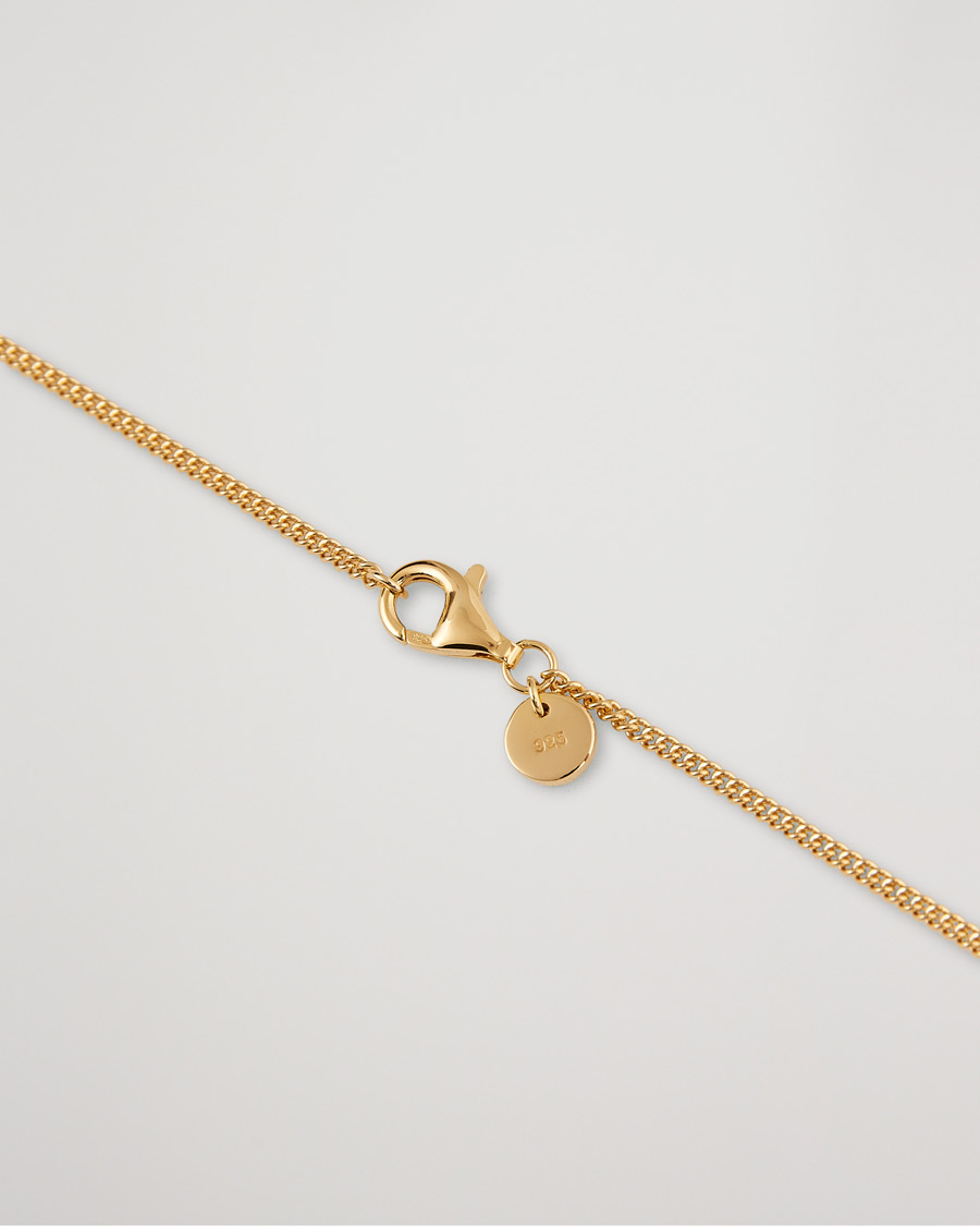 Tom Wood Curb Chain Slim Necklace Gold