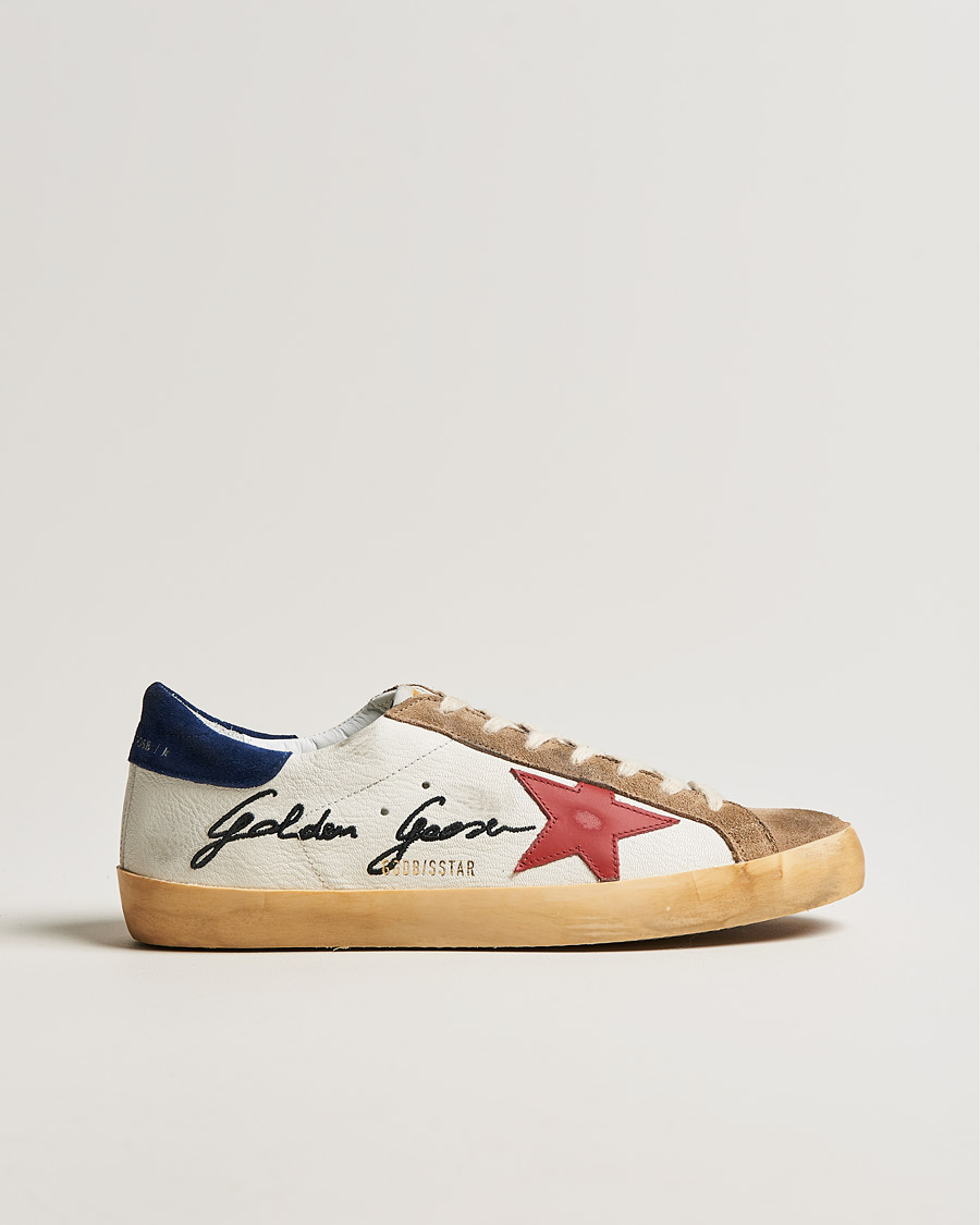 Golden Goose Deluxe Brand Super-Star Sneakers White/Red at